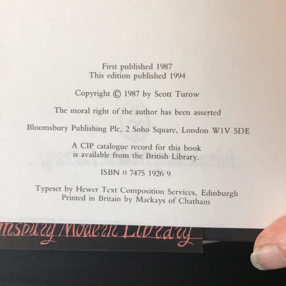 The burden of proof by Scott Turow - Picture 12 of 13